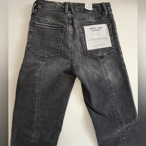 GOOD AMERICAN GOOD LEGS SKINNY JEANS - Picture 6 of 8